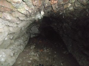 Podziemny tunel w Ludwikowicach Kł. (fot. Ja)