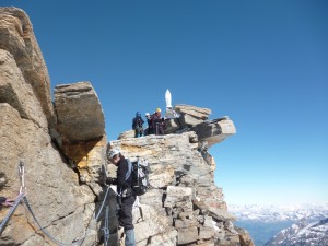Widać już szczyt Gran Paradiso (4061 m.n.p.m.) fot. PJ