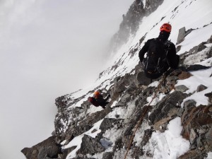 Podczas wchodzenia na Mont Blanc (06.2013) - fot.Tomek