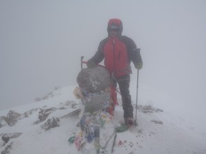 Na szczycie góry Elbrus (5642 m. n.p.m.) - 30.08.2013
