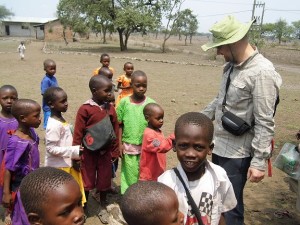 W wiosce Masajów (02.2014) - Afryka, Tanzania