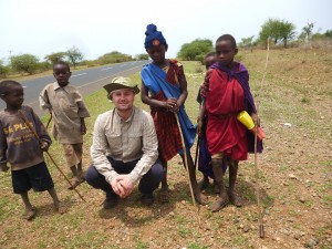 Z dzieciaczkami (Masajowie) - Tanzania (02.2014)