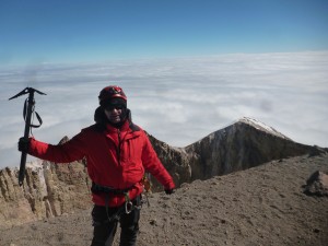 Na szczycie Pico de Orizaba z widokiem na krater